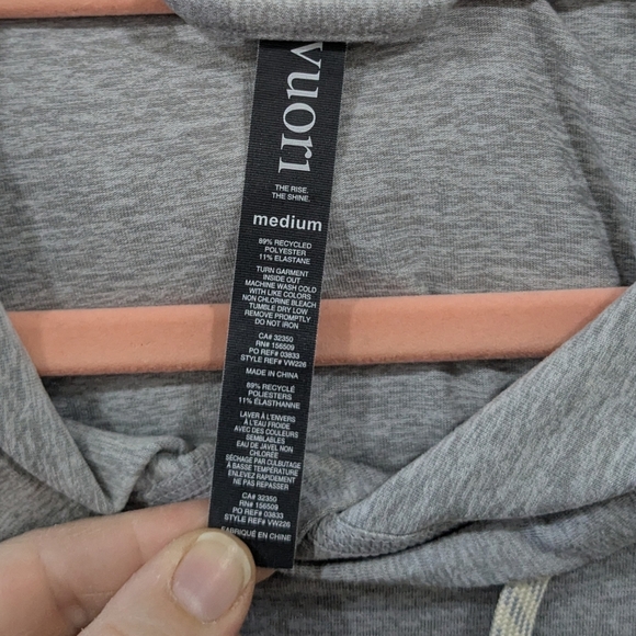 Vuori Essential Hoodie In Gray Camo - Picture 5 of 7